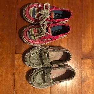 Girls Sperry shoes